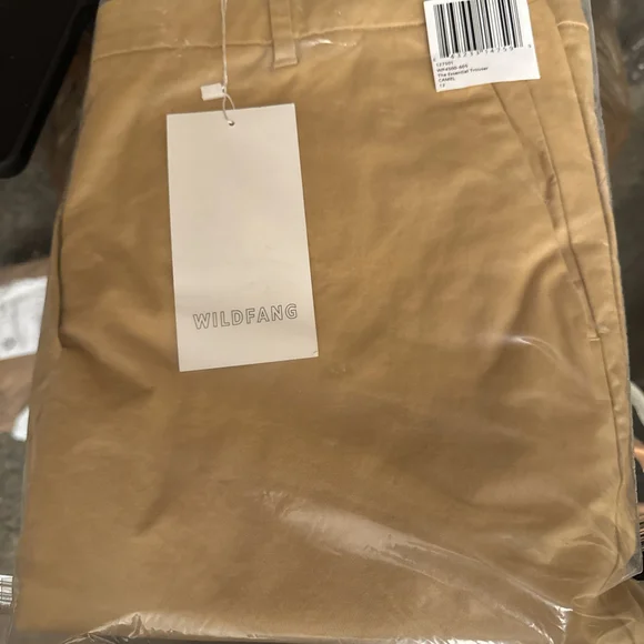 Wildfang The Essential Trouser Camel Size 12 New MRSP $118